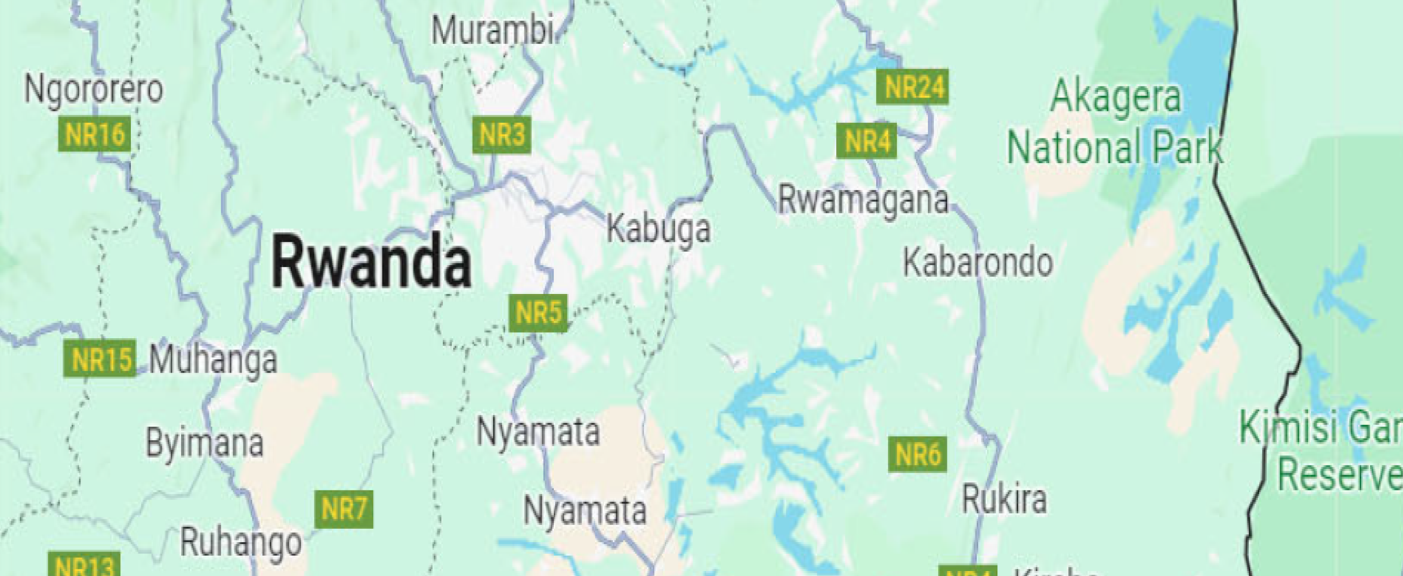 Map of Rwanda